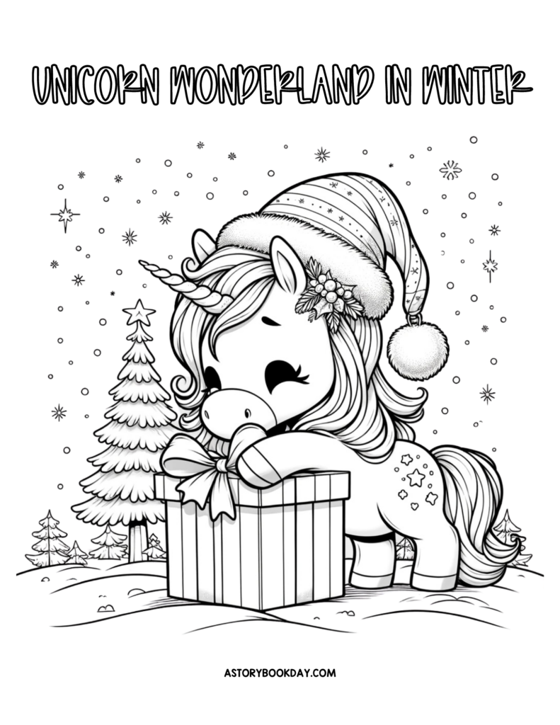 16 Free Printable Christmas Unicorn ...