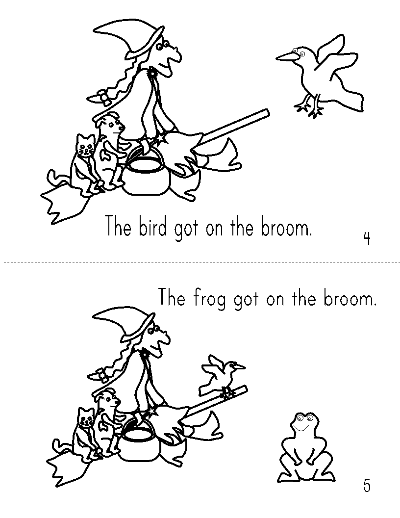 Room On The Broom Coloring Pages - homeicon.info.
