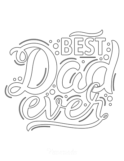 31 Father's Day Coloring Pages | Best Free Printables for Kids