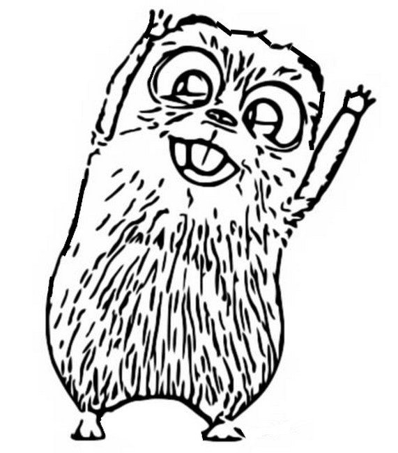 Coloring page Grizzy and the Lemmings : Lemming 5