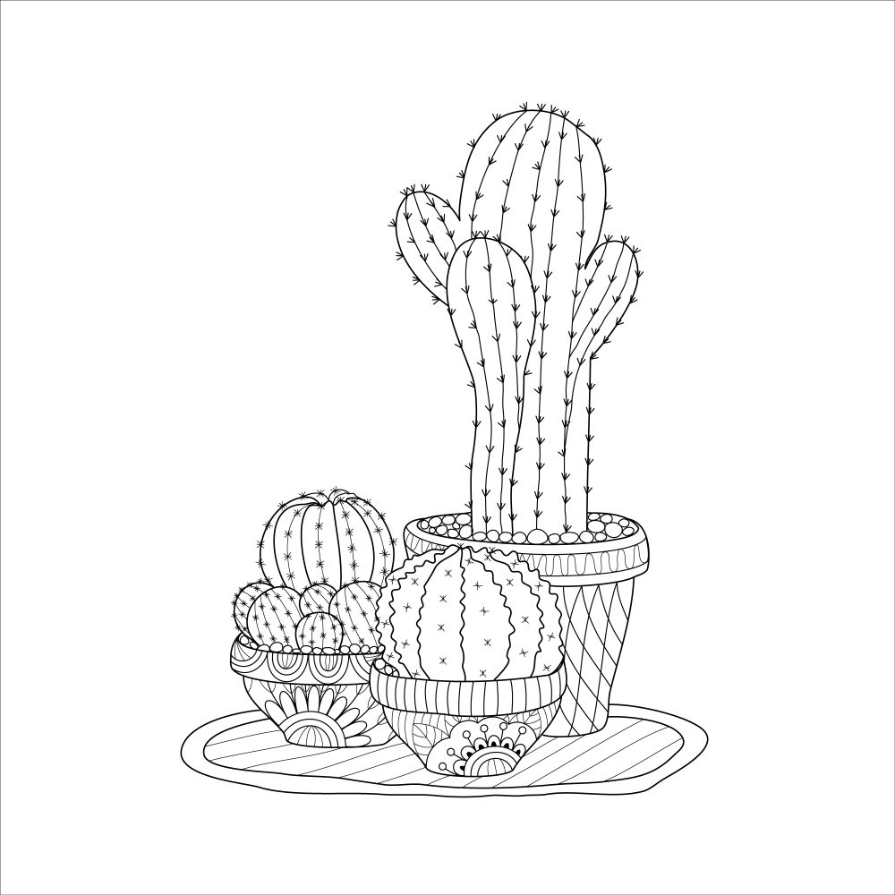 Free SUCCULENT Coloring Pages for Download (Printable PDF) - VerbNow