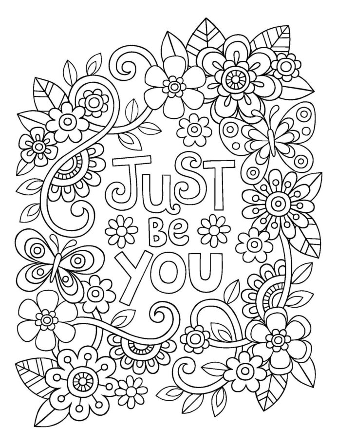 Coloring Sheet Free Quote Printable For Saying Coloring Pages coloring  pages coloring quotes for adults I trust coloring pages.