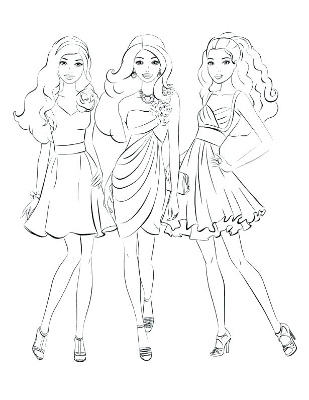 Model Coloring Pages at GetDrawings | Free download