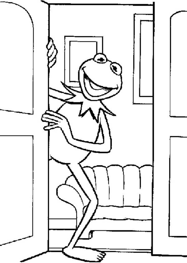 The Muppets Show Up at Front Door Coloring Pages | Bulk Color