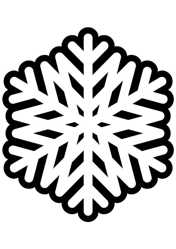 Beautiful Snowflake Clip Art and Coloring Pages that You Can Print