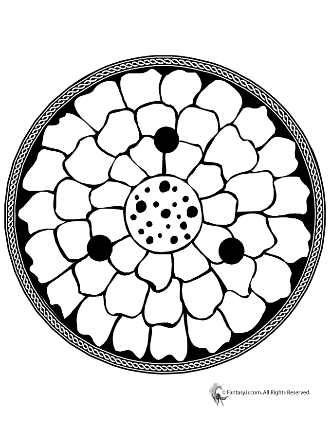 Mandala Coloring Pages for Kids & Adults - Woo! Jr. Kids Activities