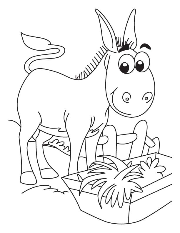 Honking donkey coloring page | Download Free Honking donkey ...