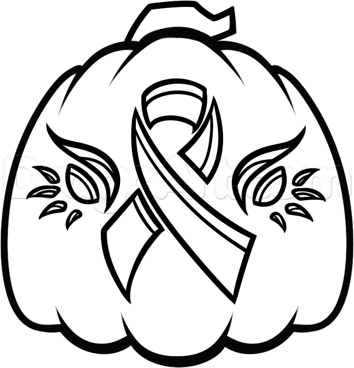 breast cancer awareness pumpkin