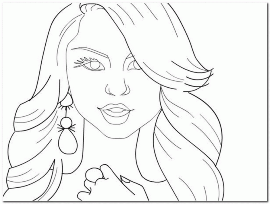 Coloring Pages Of Selena Gomez - Coloring Home