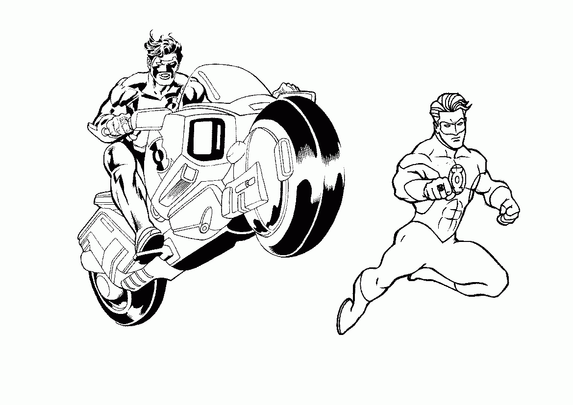 Green Lantern Coloring Page (16 Pictures) - Colorine.net | 1277