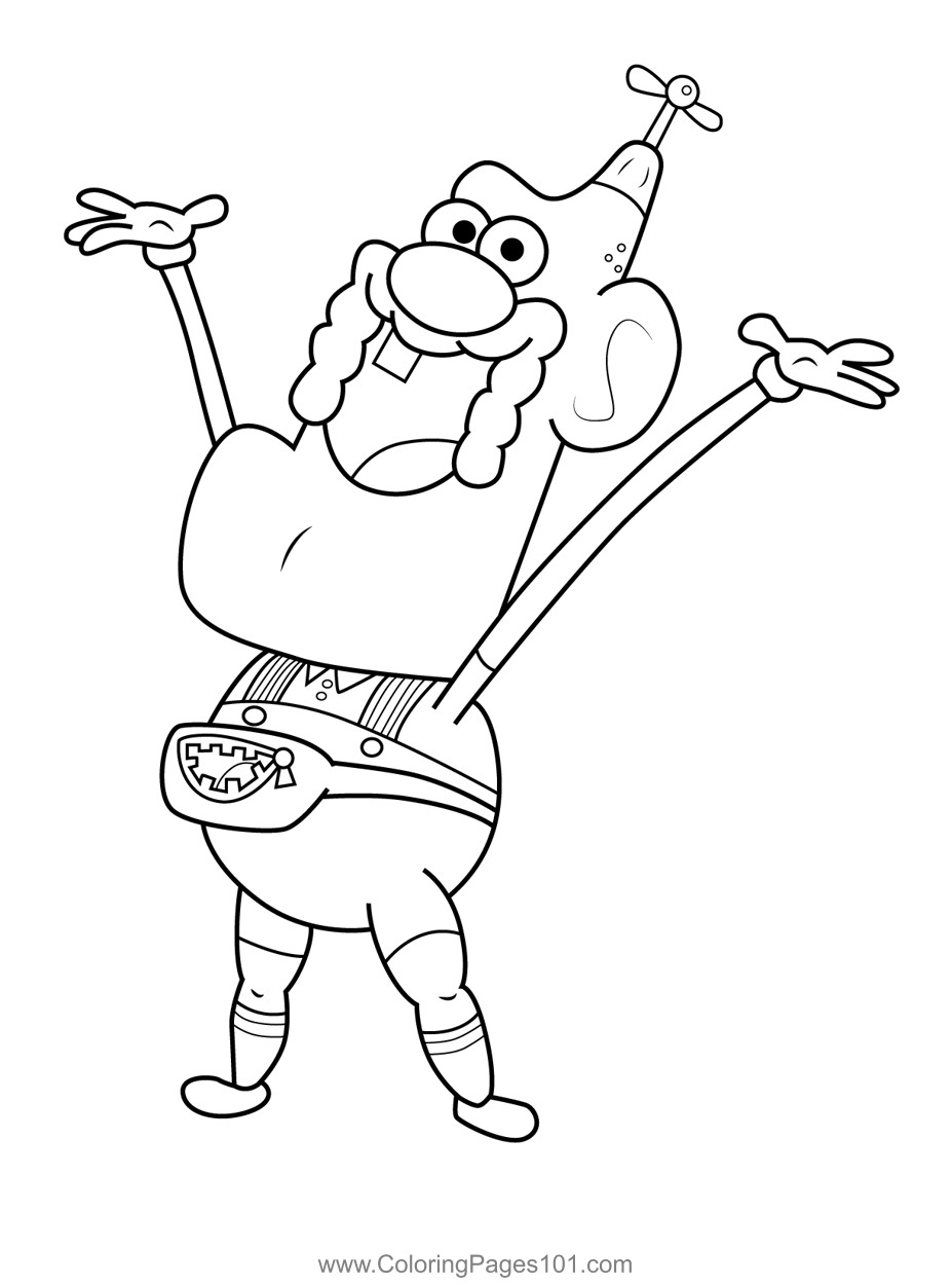 Uncle Grandpa 1 Coloring Page for Kids ...