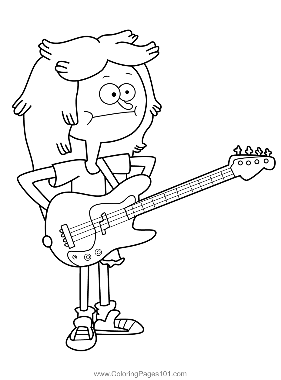 Lizzy Uncle Grandpa Coloring Page for ...