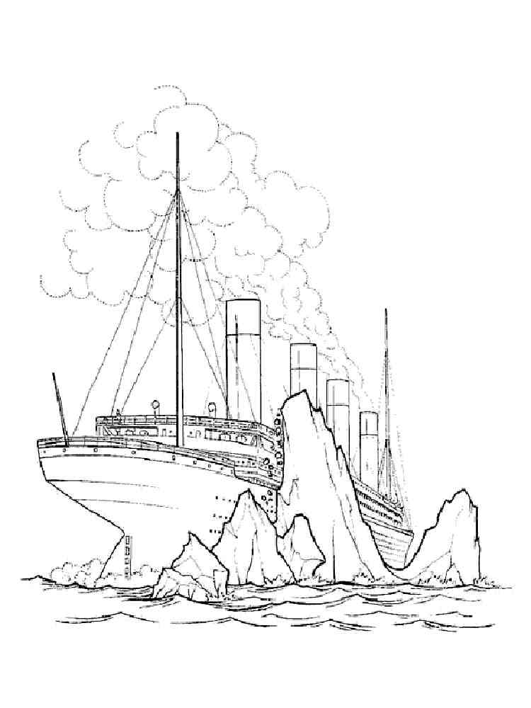 Titanic coloring pages. Download and ...