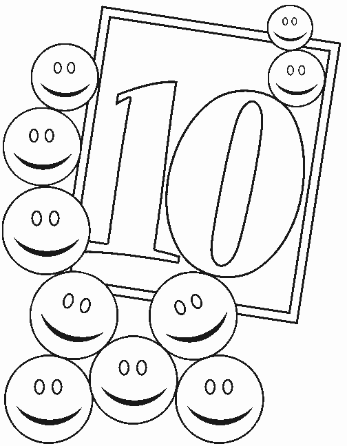Numbers to download for free - Numbers Kids Coloring Pages