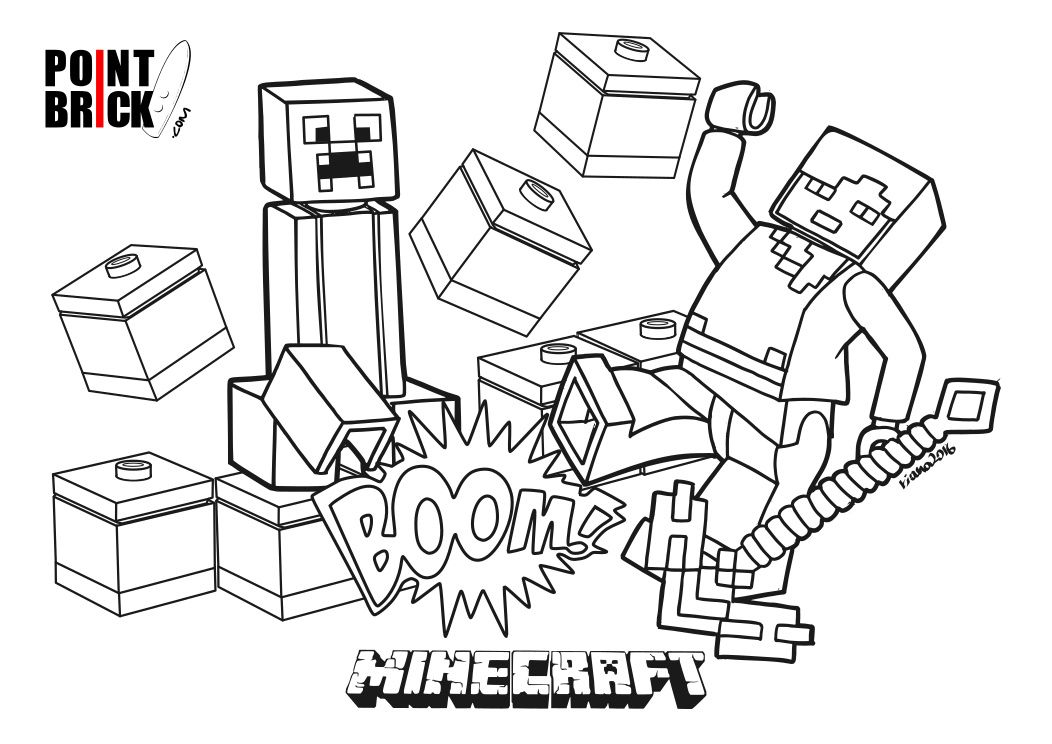 Disegni da Colorare LEGO Minecraft: Steve e Alex | Disegni da colorare lego,  Lego minecraft, Disegni da colorare