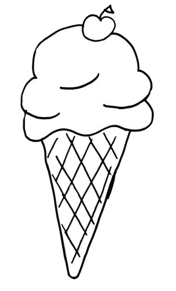 Scoop Ice Cream Coloring Page (Page 3) - Line.17QQ.com