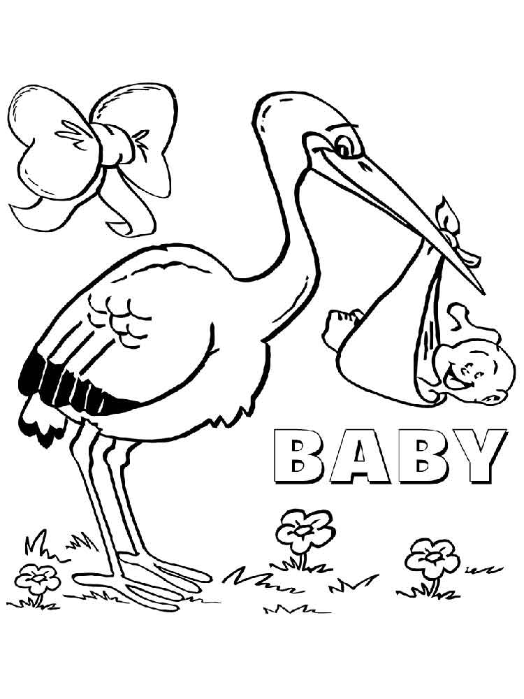 Stork coloring pages. Download and ...mycoloring-pages.com