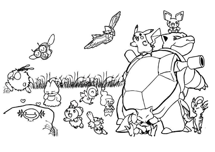 Pokemon Coloring Pages - Free Printable Coloring Pages for Kids