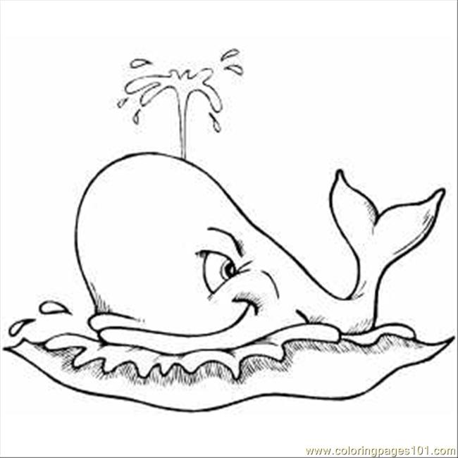 Spouting Whale Coloring Page for Kids - Free Whale Printable Coloring Pages  Online for Kids - ColoringPages101.com | Coloring Pages for Kids