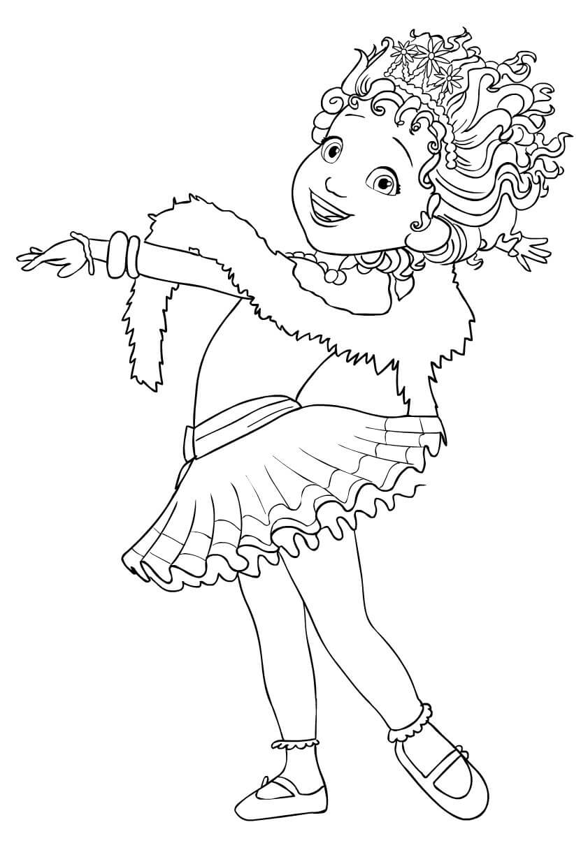Awesome Fancy Nancy Coloring Page - Free Printable Coloring Pages for Kids