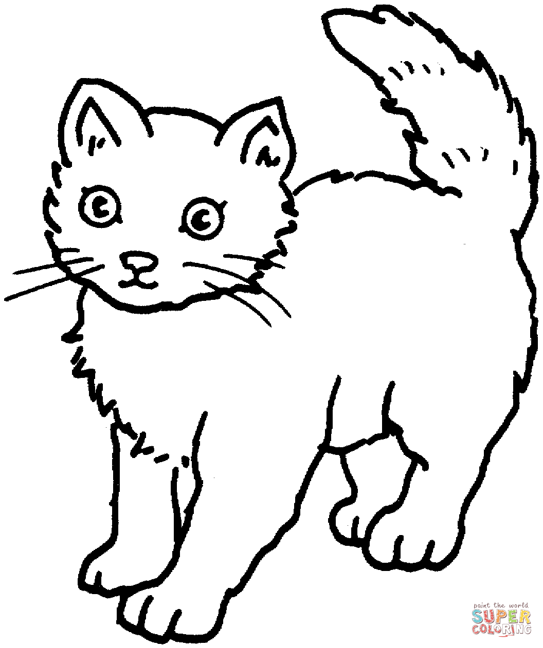 Coloring Pages Of Cat   Coloring Home
