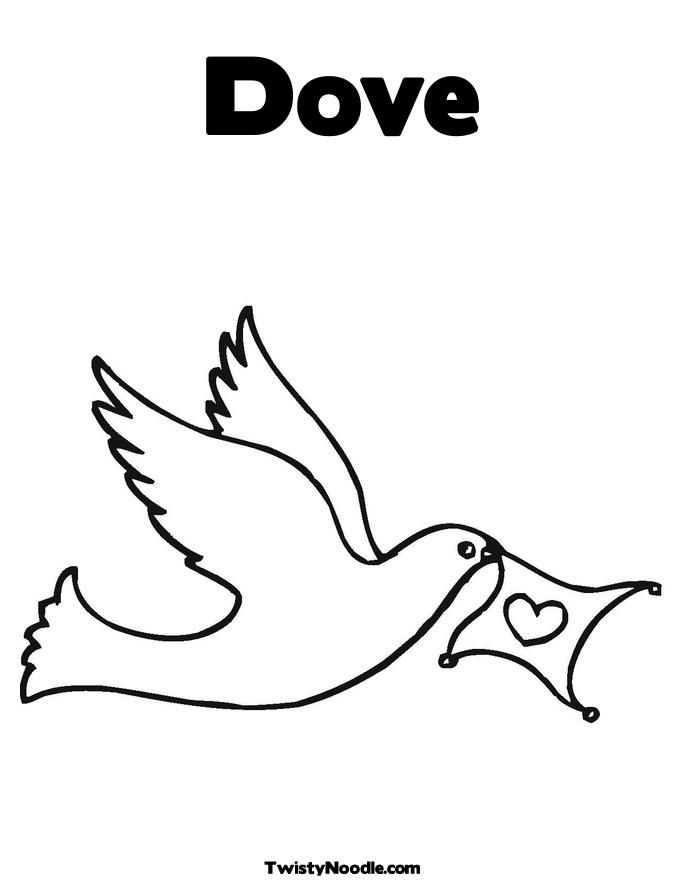 DOVE COLORING PAGES Â« Free Coloring Pages