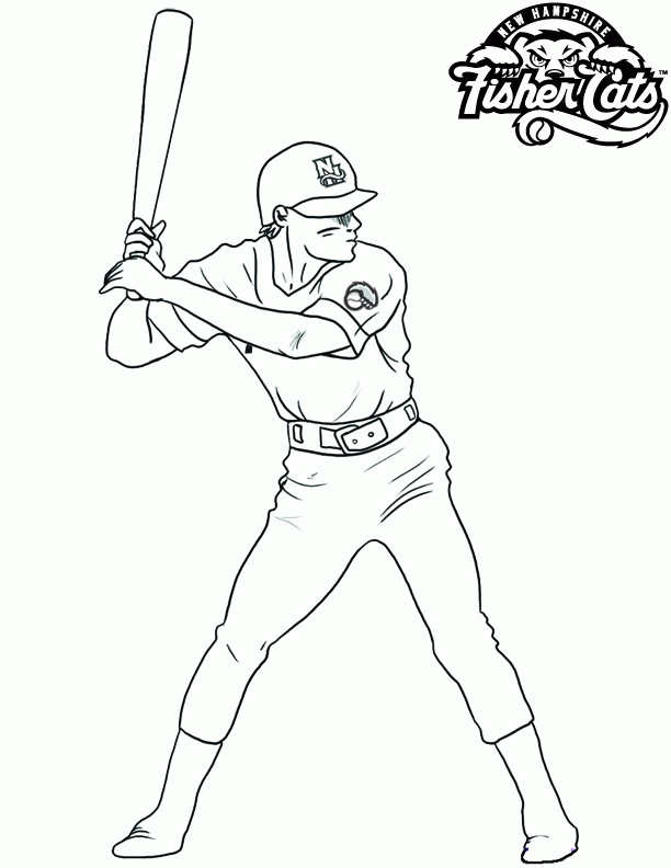 Baseball Themed Coloring Pages - Coloring Pages For All Ages