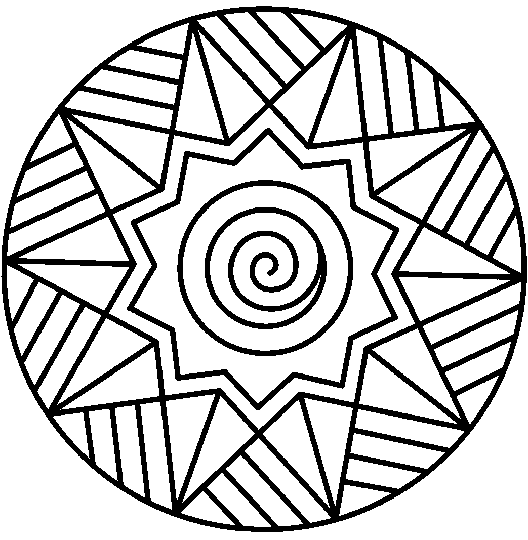 Free Printable Mandala Coloring Pages For Kids   Coloring Home