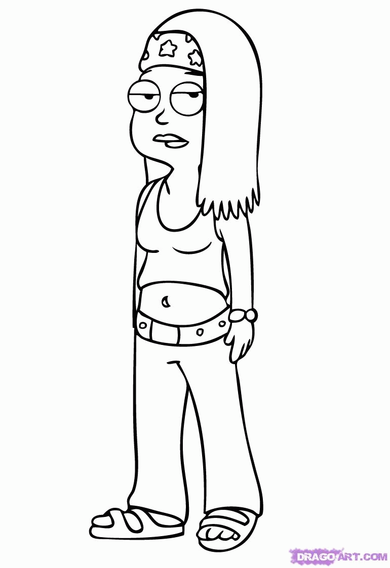 American Dad - Coloring Pages for Kids and for Adults