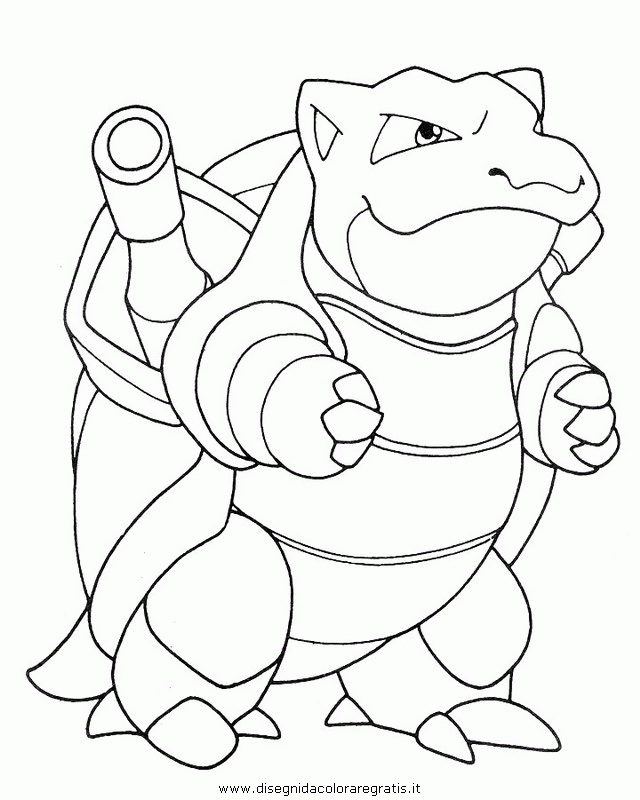 Mega Blastoise Ex Coloring Page - Coloring Home