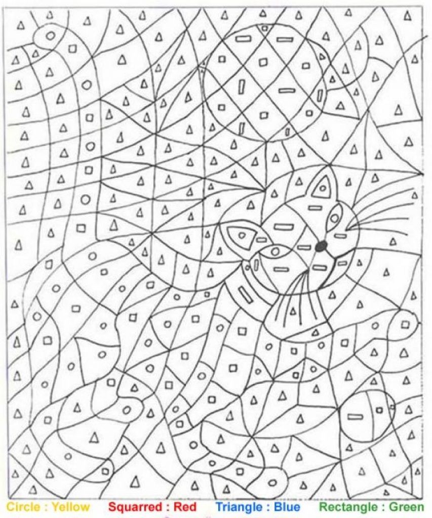 Coloring Pages: Hard Color By Number Coloring Pages Color By ...