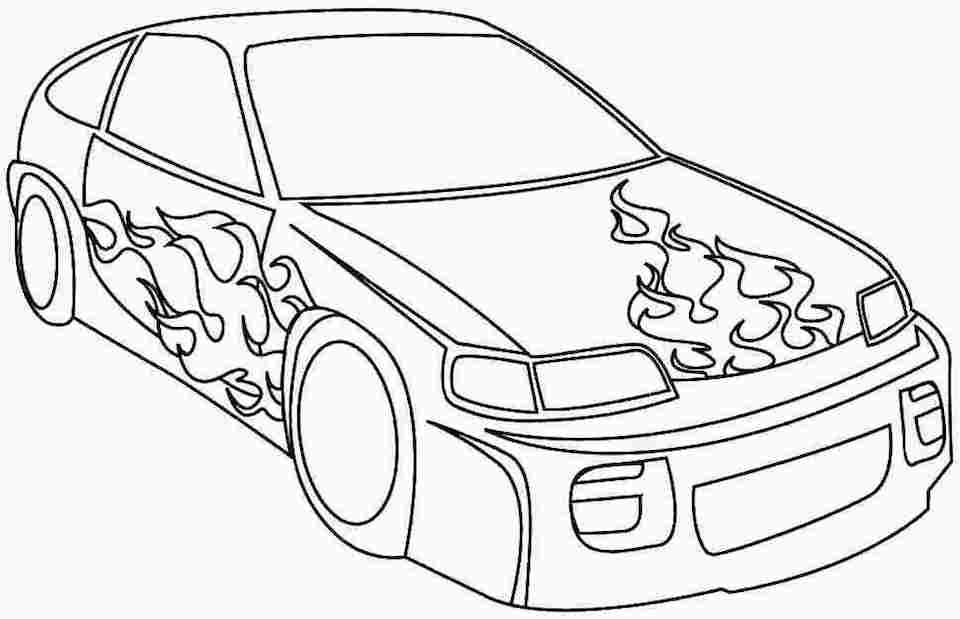 Sports Car Coloring Pages Free And Printable