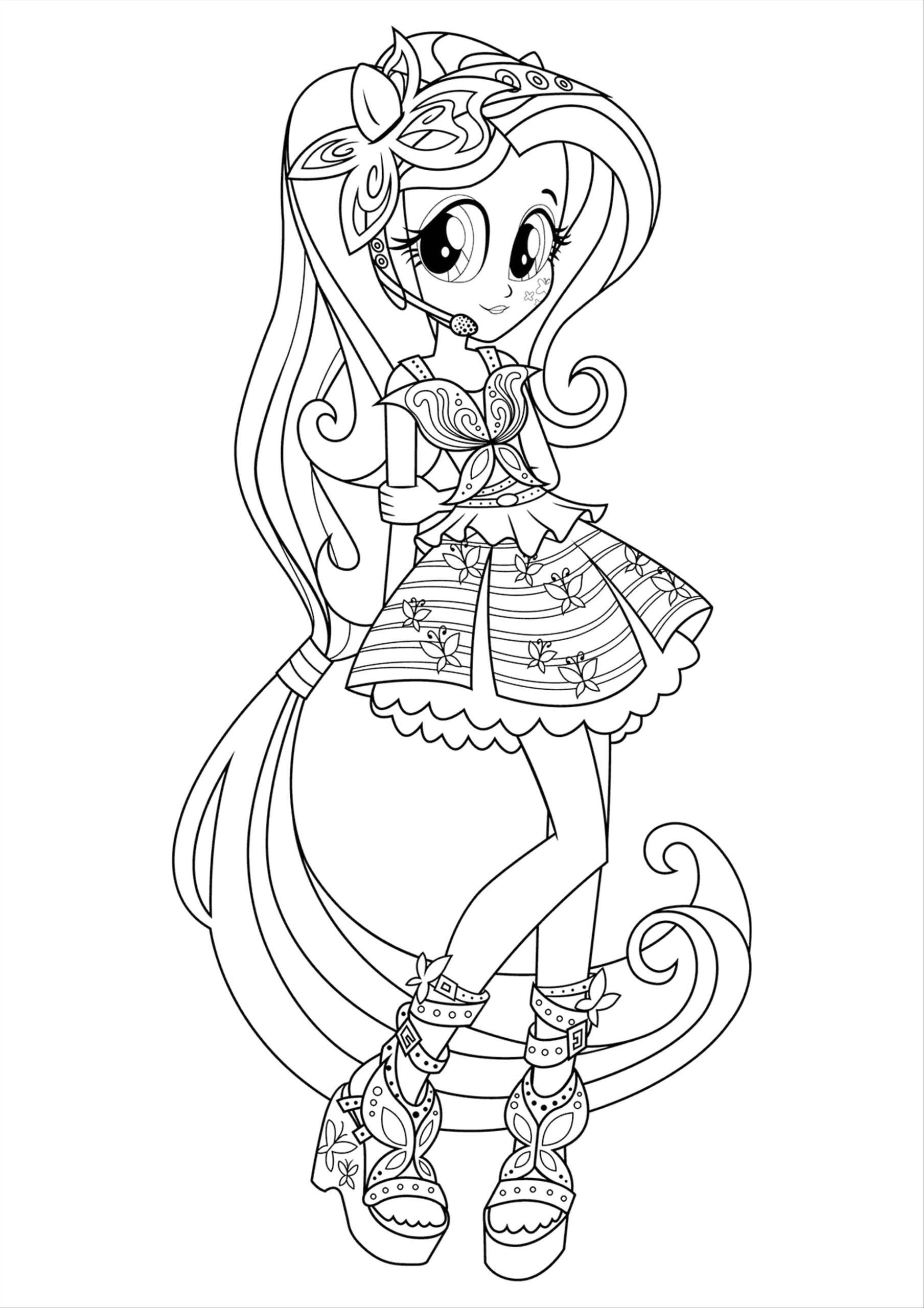 Coloring Pages : Sunset Shimmer Equestria Girl Coloring Page ...