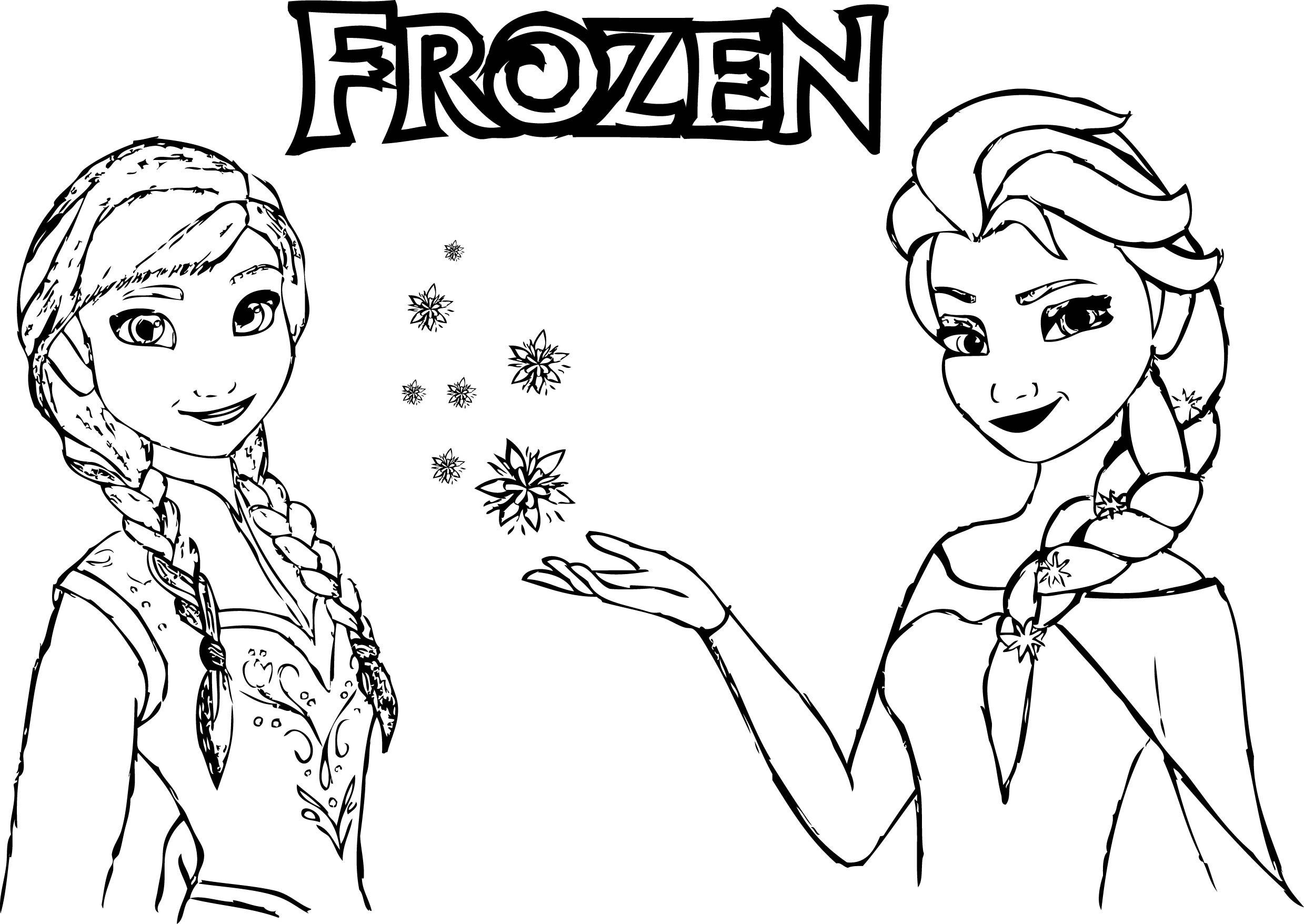 Coloring Book  Anna And Elsa Printable Coloring Pages ...