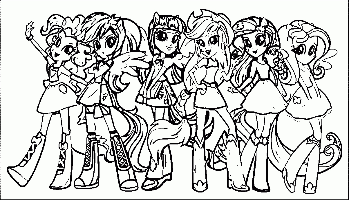 Printable My Little Pony Coloring Page - Coloring Home