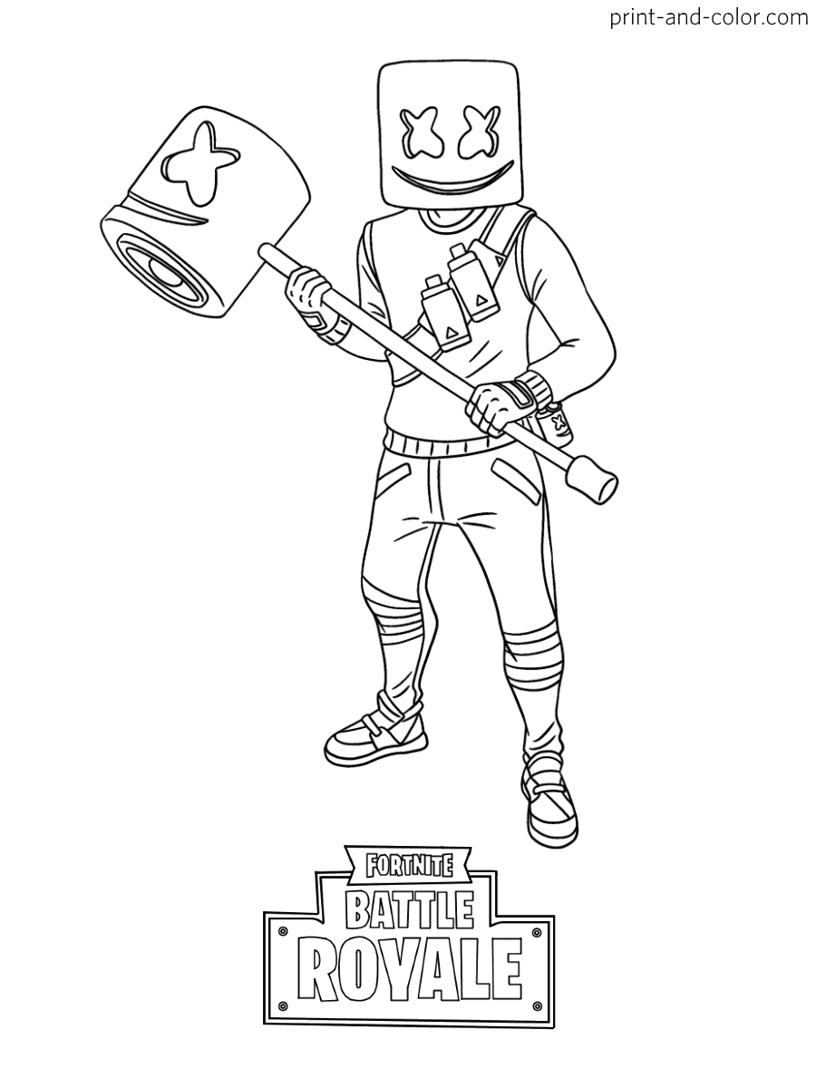 Fortnite Coloring Pages - Coloring Home