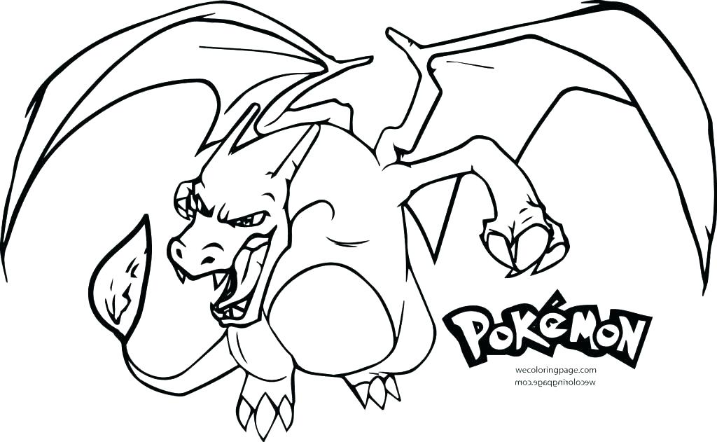 Charizard Pokemon Coloring Page at GetDrawings.com | Free ...