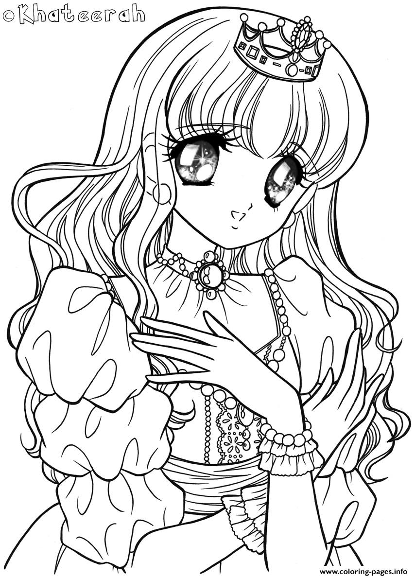 Glitter Force Princess Coloring page Printable
