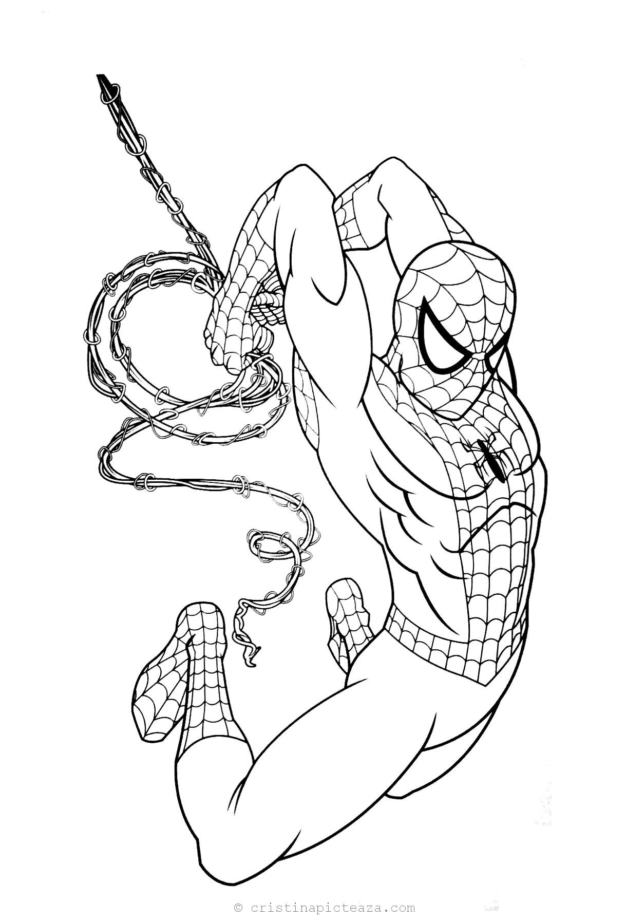Spiderman Coloring Pages - Far From Home Coloring Sheets