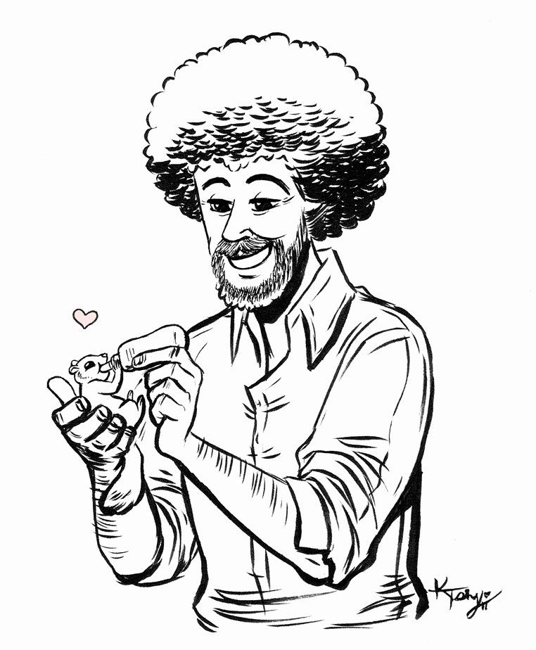 Bob Ross Coloring Book Awesome Closet Space the Old Old Sketch Blog Bob Ross  Mission | Bob ross art, Bob ross paintings, Bob ross