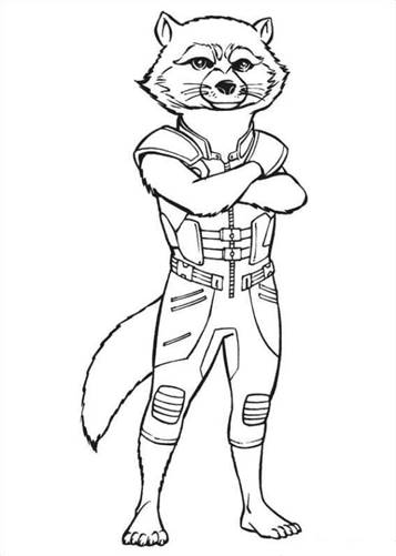 Kids-n-fun.com | 40 coloring pages of Guardians of the Galaxy