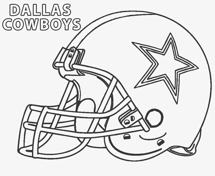 Dallas Cowboys 2 Coloring Page - Free Printable Coloring Pages for Kids