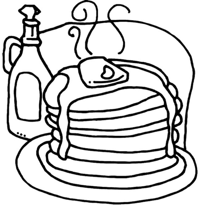 21+ Pancakes Coloring Pages - LatitiaIrvine