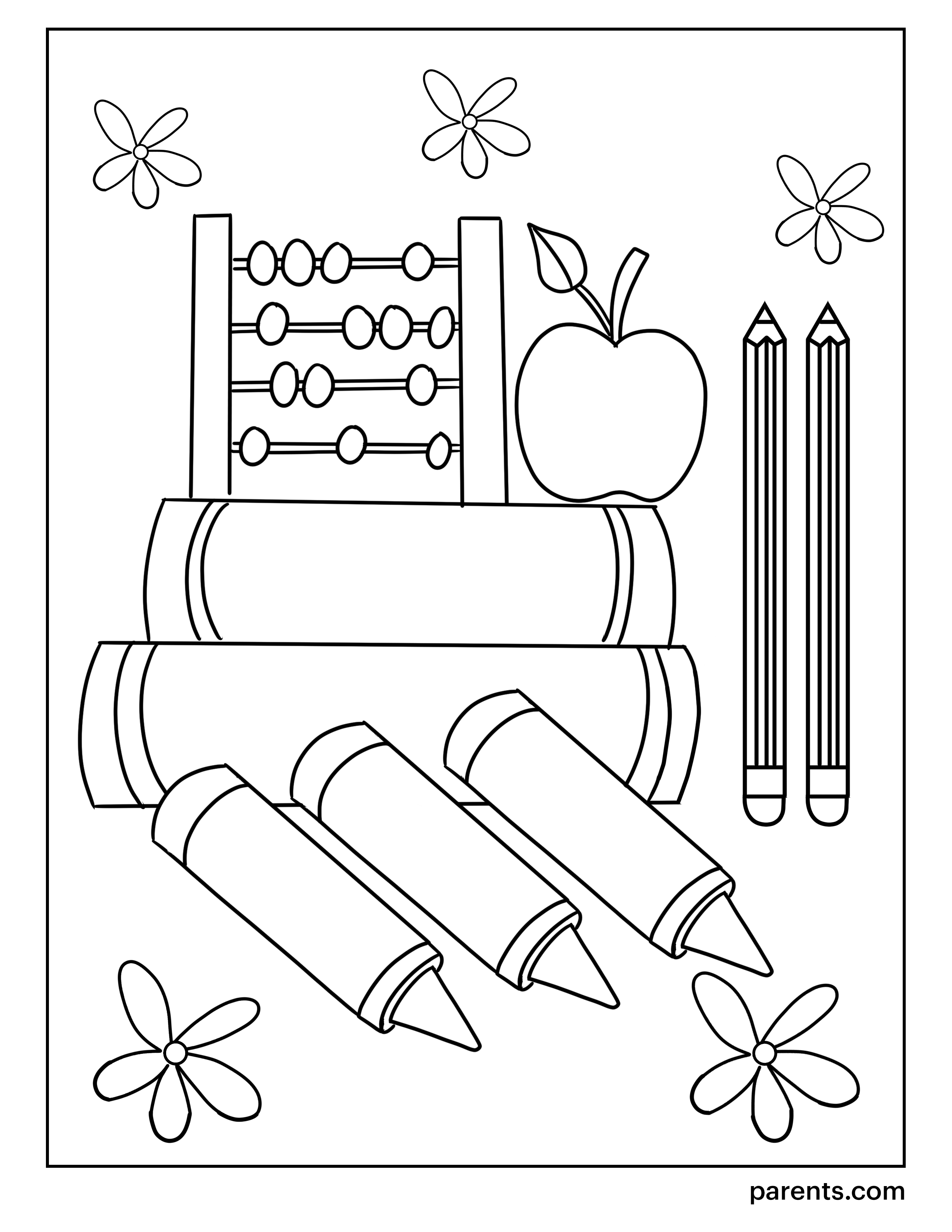 10 Printable Back-to-School Coloring Pages for Kids | Parents