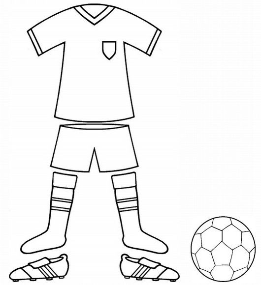 football kit and uniform colouring page | Football kits, Football coloring  pages, Sports coloring pages