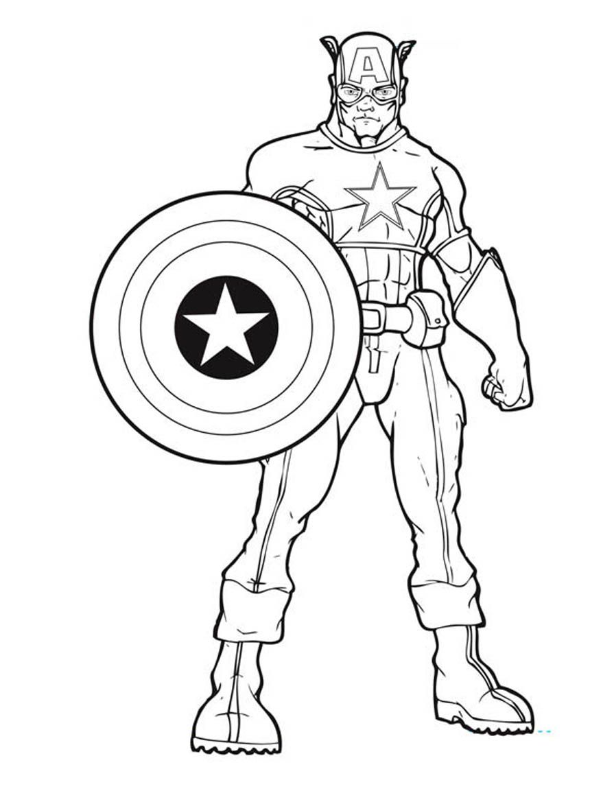 Printable Captain America Coloring Pages   Coloring Me   Coloring Home