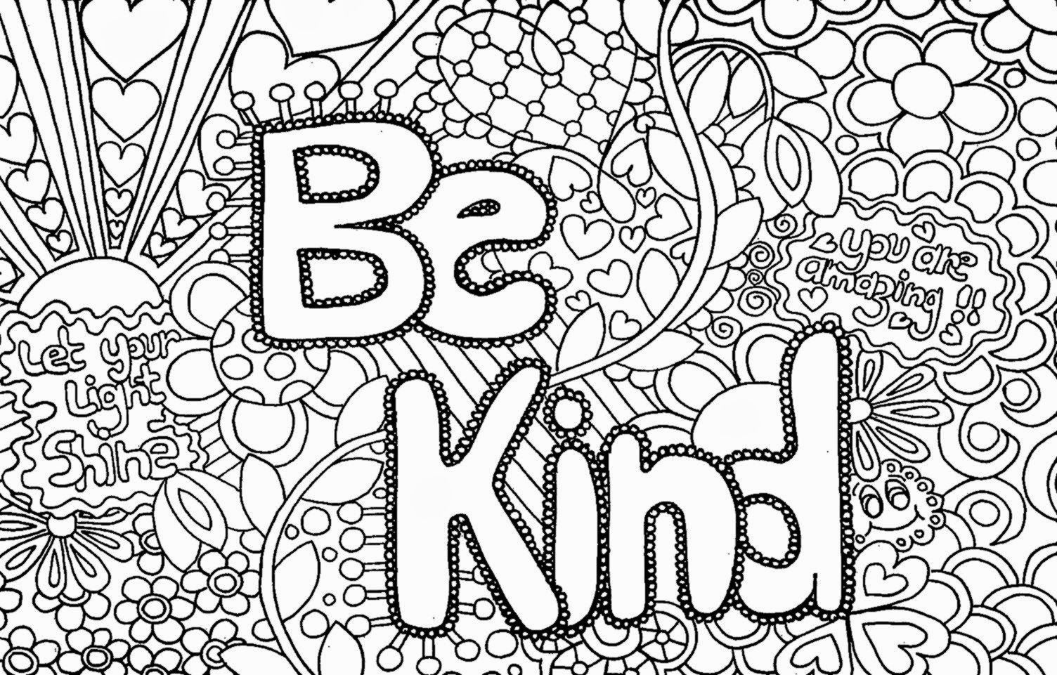 Coloring Sheets For Teenagers | Free Coloring Sheet