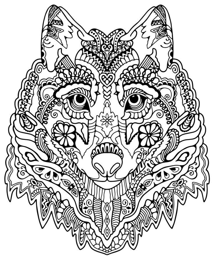 Pattern Animal Coloring Pages Download And Print For Free ... - Coloring  Home