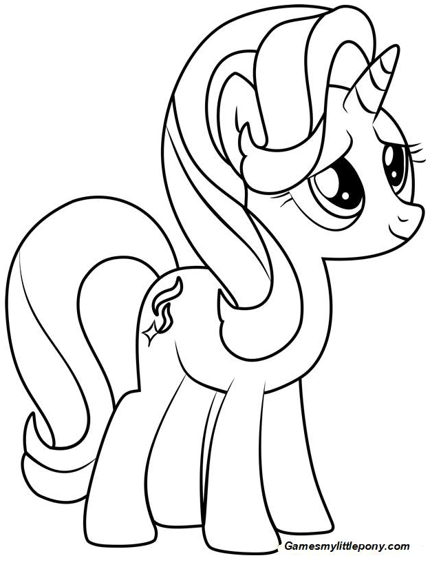 Mlp Coloring Starlight Glimmer Coloring Page - My Little Pony Coloring Pages