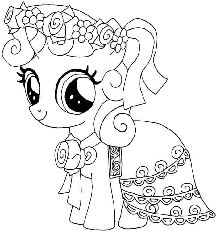 My Little Pony Coloring Pages Flurry Heart | My Little Pony Coloring